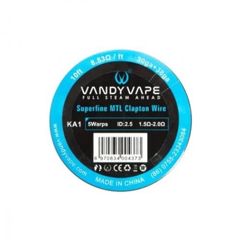 VandyVape SS316L 26/30GA Flat Clapton