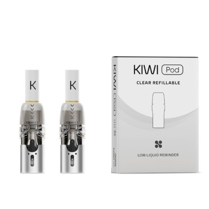2x Pod KIWI 2 - Clear White