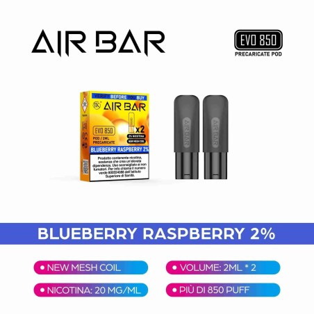 Air Bar - 2x Pod Precaricate 2ml - 20MG