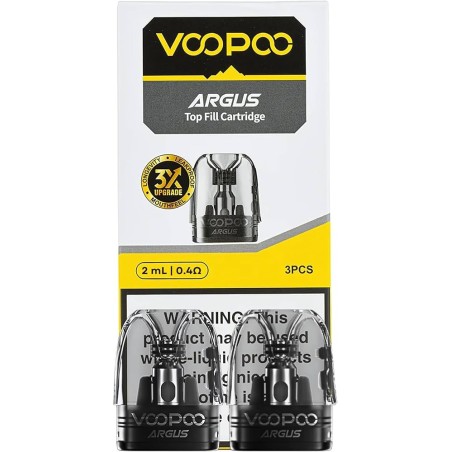 3x Pod 0.4ohm Voopoo Argus POD Top Fill